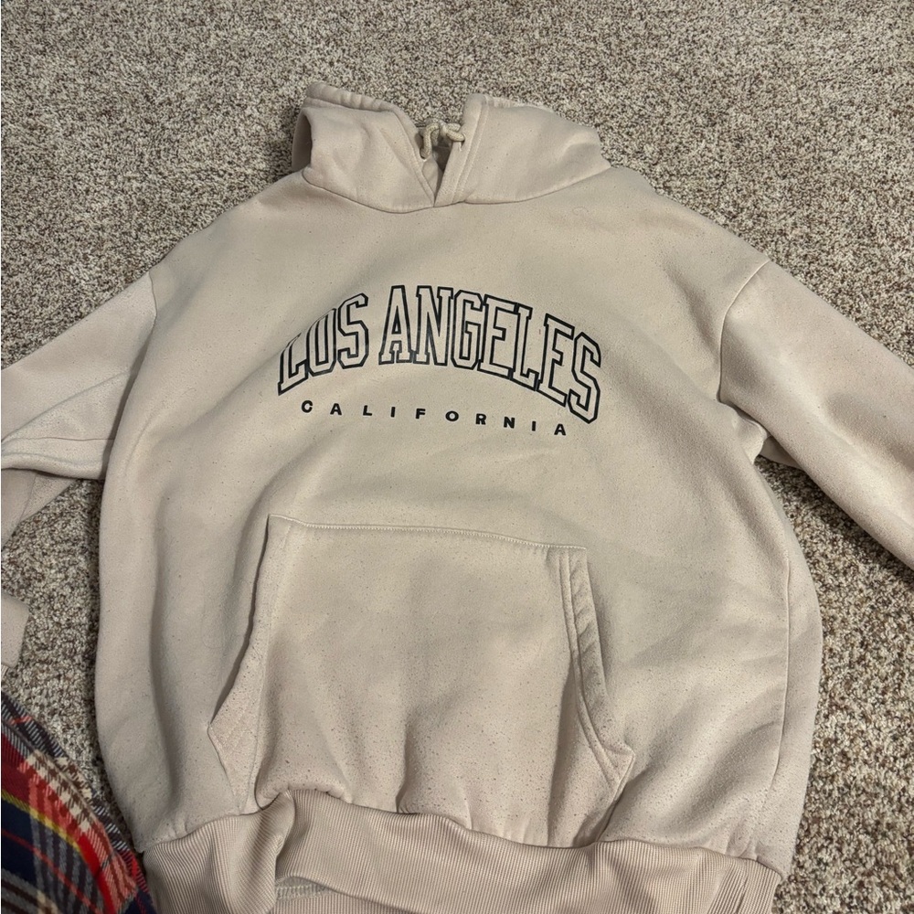 Los Angeles California Beige Men's Sweater
